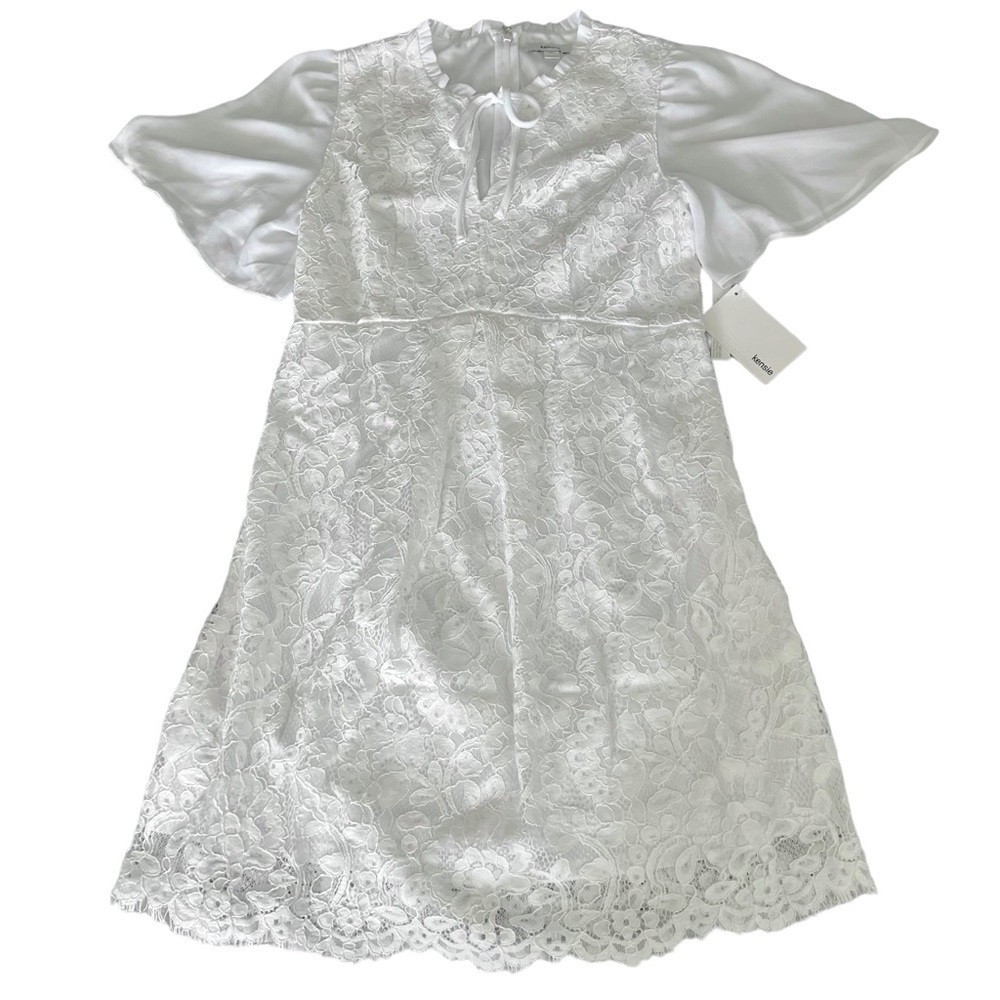 New Kensie Spring Lace Croquette Dress Size M - Picture 2 of 9